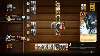 The Witcher 3  Northern Realms  High Stakes Gwent Hard [upl. by Ahseikan614]