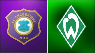 🔴SV Werder Bremen  Erzgebirge Aue  Watchalong Realnico [upl. by Nemracledairam]