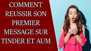 Comment réussir son premier message Tinder ou Adopteunmec [upl. by Sheehan194]