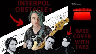 Interpol  Obstacle 1 Bass Cover with tabs [upl. by Monika282]