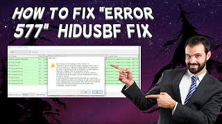 How To Fix quotError 577quot hidusbf fix  Overclocking Controller Tutorial 2024 [upl. by Joselow]