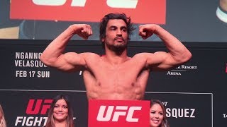 Alex Caceres vs Kron Gracie  UFC on ESPN 1 Ceremonial WeighIns [upl. by Jannery]