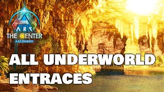 How To Find Underworld Entrances  Center  Ark Survival Ascended [upl. by Anais984]