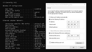 Microsoft Windows TCPIP Configuration Overview [upl. by Harbour]