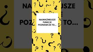 Neuropsychologia  pamięć uwaga koncentracja  POZNAJ funkcje poznawcze psychologia [upl. by Ramyaj]