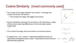 L13 Vector Databases Part 4  Vector Distance Measures [upl. by Ewolram]