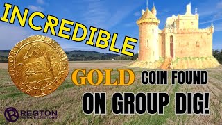 INCREDIBLE Gold Coin Found Near Castle  Metal Detecting UK  XP Deus 2 [upl. by Chema]