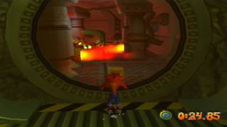 Crash Bandicoot The Wrath of Cortex  Level 15 Fahrenheit Frenzy Platinum Relic [upl. by Herrmann87]