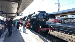 Dampflok 52 81951 am Nürnberger Hauptbahnhof [upl. by Feer258]