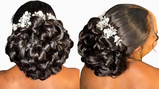 Elegant Bridal Hairstyle Step By STEP  Detailed Tutorial [upl. by Luckin682]