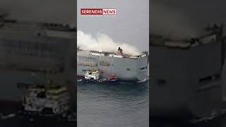 STS Leeuwin II destroyed following incident at Fremantle Port tiktokinstagramhepatitiscships [upl. by Atiekahs]