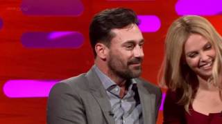 Graham Norton Show Part 1  Charlize Theron Jon Hamm Steve Coogan [upl. by Ylnevaeh]