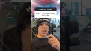 Quanto de WHEY tomar por dia  Cris Kenji [upl. by Dyrraj]