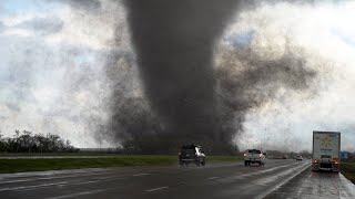 Tornado Outbreak in Eastern NE and Western Iowa  4262024 [upl. by Oremor]