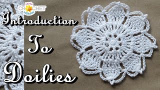 Introduction To Doilies Crochet Tutorial and Vlog [upl. by Benia]