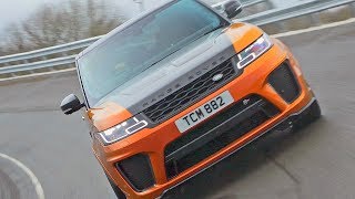 Range Rover Sport SVR 20182021 HighSpeed Test Drive [upl. by Inig]