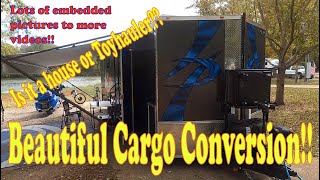 Incredible Cargo Trailer Conversion BEAUTIFUL [upl. by Hsirahc]