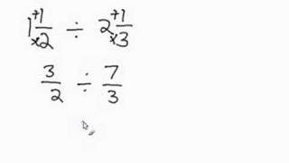 Dividing Mixed Numbers [upl. by Assiren333]