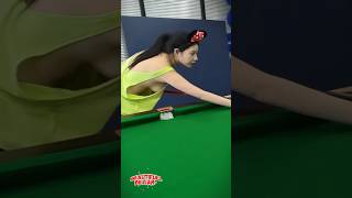 Yellow Billiard Player Two Months of Training and Her Skills Skyrocketed [upl. by Kayley]