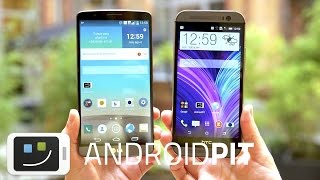 LG G3 vs HTC One M8  Comparación en español [upl. by Lamberto]