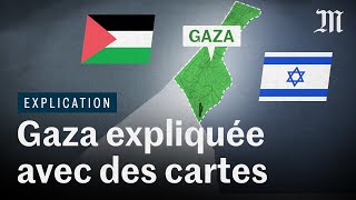 Gaza Israël Palestine  comprendre la situation en cartes [upl. by Iew]