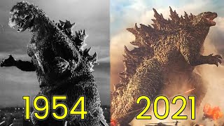 Evolution of Godzilla in Movies 19542021 Godzilla vs Kong [upl. by Ayahs955]