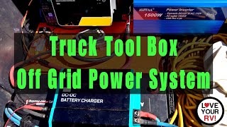 DIY Off Grid Tool Box Power System Project Part 1  RoughedIn Wiring amp Test [upl. by Parrie654]