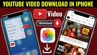 YouTube Video Download in iPhone  How To Download Youtube Video in iPhone  YouTube Video Download [upl. by Brittne171]