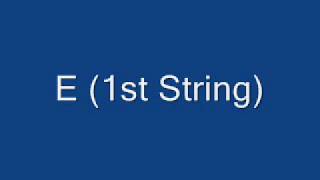 Standard Guitar Tuning [upl. by Saxe]