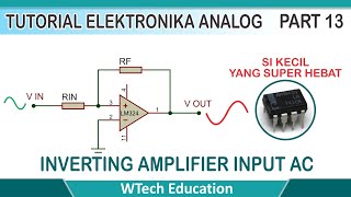 Op Amp Inverting Amplifier Input AC [upl. by Elsi]