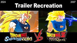 DRAGON BALL Sparking ZERO Trailer Recreation In DBZ Budokai Tenkaichi 3 [upl. by Doowrehs589]