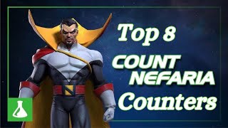 Top 8 Counters For Count Nefaria MCOC [upl. by Aseuqram]