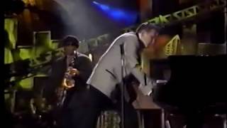 JERRY LEE LEWIS  Whole Lotta Shakin wSpringsteen live  Rock n Roll Hall of Fame Opening 95 [upl. by Amble]