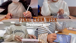 korean uni vlog 📚 final exams week  lots of studying  life of a CS student 👩‍💻 in Korea 🇰🇷 [upl. by Nilesoj85]