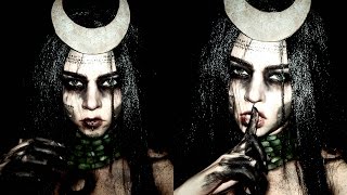 The Enchantress  Suicide Squad CosplayHalloween Makeup [upl. by Eednam]