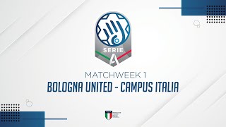 Serie A Silver 1  BOLOGNA UNITED  CAMPUS ITALIA [upl. by Rasure255]