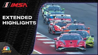 IMSA EXTENDED HIGHLIGHTS 2024 Lamborghini Super Trofeo at COTA  9124  Motorsports on NBC [upl. by Gregorio]