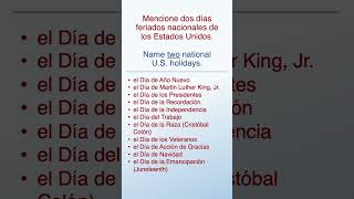 Examen de Ciudadanía 2023  Preguntas de la Ciudadania US Citizenship Interview 100 [upl. by Yukio]