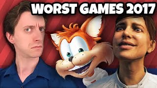 TOP TEN WORST GAMES of 2017  ProJared [upl. by Delfeena]