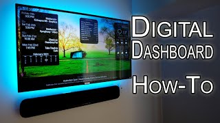 Digital Dashboard CalendarWeatherToDo Listetc [upl. by Elleuqar]