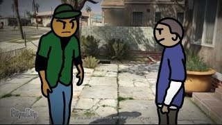 Lamar Roasts Franklin But Its Animated GTA5 Animation [upl. by Yirinec]