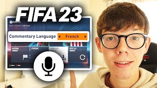 How To Change Commentary Language On FIFA 23  Full Guide [upl. by Fernandina]