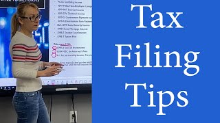 Filing Taxes Tax Filing Tips Tips for filing your Tax Return 1040 Tax Return filing tips [upl. by Oreste572]