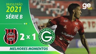 BRASIL DE PELOTAS 2 X 1 GOIÁS  MELHORES MOMENTOS  5ª RODADA BRASILEIRÃO SÉRIE B 2021  geglobo [upl. by Adnohsor628]