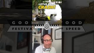 Lotus Evija CRASH at Goodwood Festival of speed 2024 goodwoodfestivalofspeed lotuscrash [upl. by Ani]