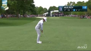 Rory McIlroys Amazing Knockdown Golf Swing 2016 Wells Fargo PGA Tournament [upl. by Tem]