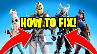 Why is Fortnite Servers Down How to Fix Fortnite Servers Not Responding [upl. by Retluoc]