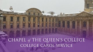 Carol Service Live from Queens on Thursday 30 November 2023 [upl. by Ethelin]