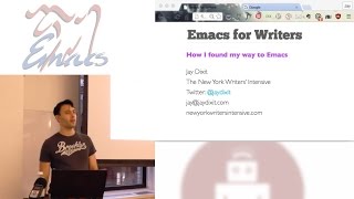 Emacs For Writers [upl. by Aicre]