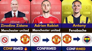 🚨ZIDANE TO BUILD NEW UNITED 🔥 CONFIRMED TRANSFER SUMMER 2024 Rabiot De Jong Antony 🤯 [upl. by Inaoj]